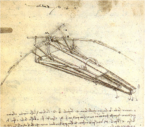 13 - Leonardo da Vinci's Ornithopter design