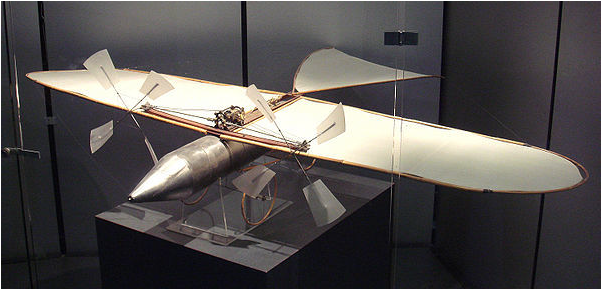16 - The Aeroplane of Victor Tatin, 1879.